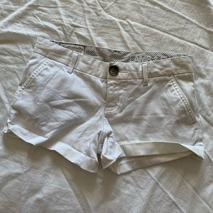 Lamb & Flag White Chino Shorts